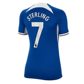 Damen Fußballbekleidung Chelsea Raheem Sterling #7 Heimtrikot 2023-24 Kurzarm